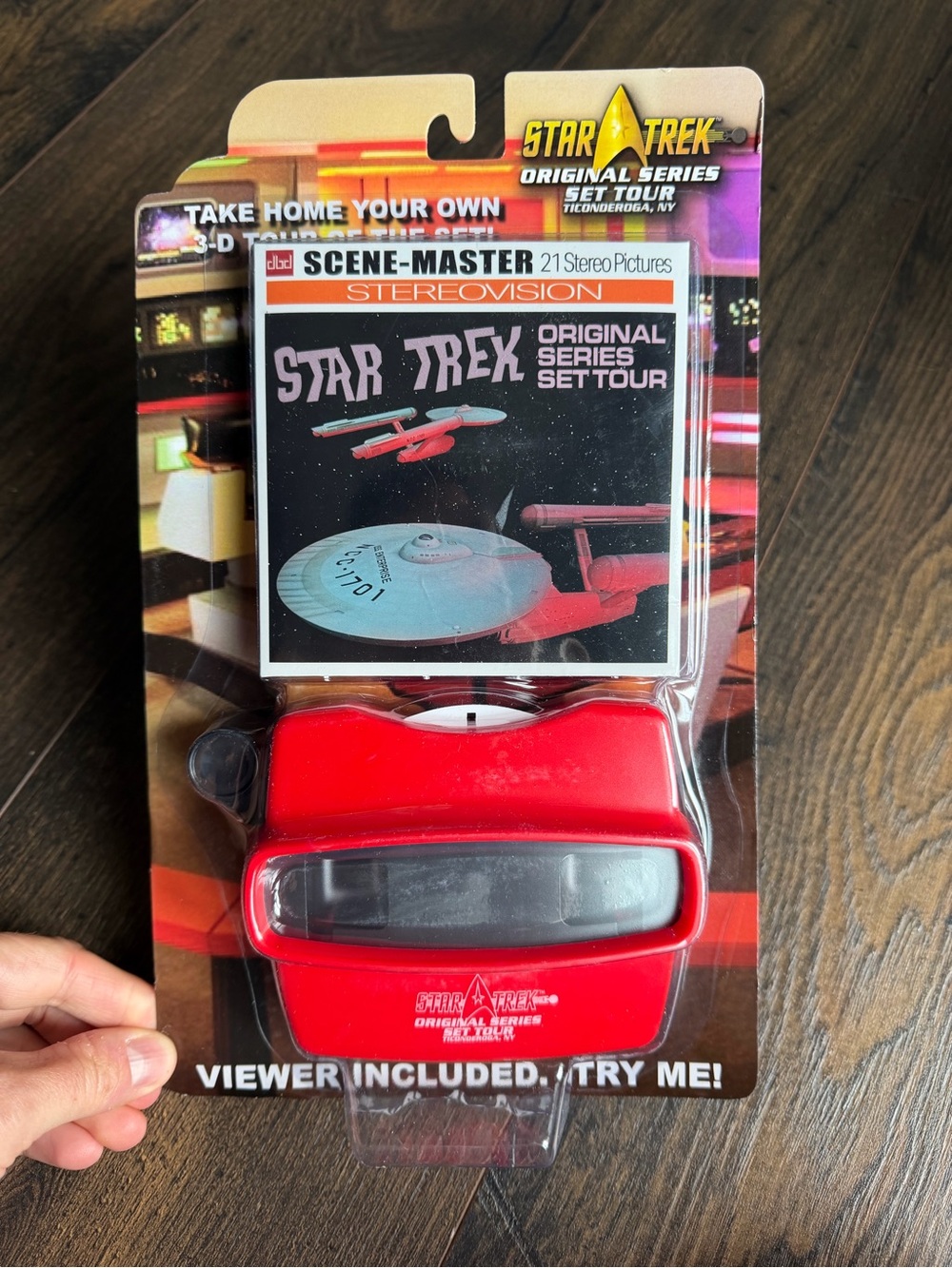 Star Trek Original Series Red Viewer Playset